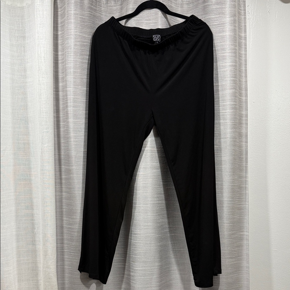 CLARA SUNWOO Classic Black Pants - Size XL